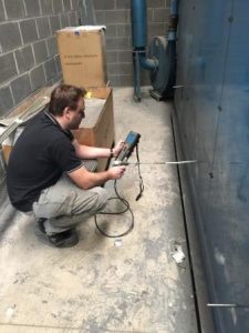 Quality control at enameling furnaces